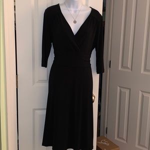 Black Wrap Dress